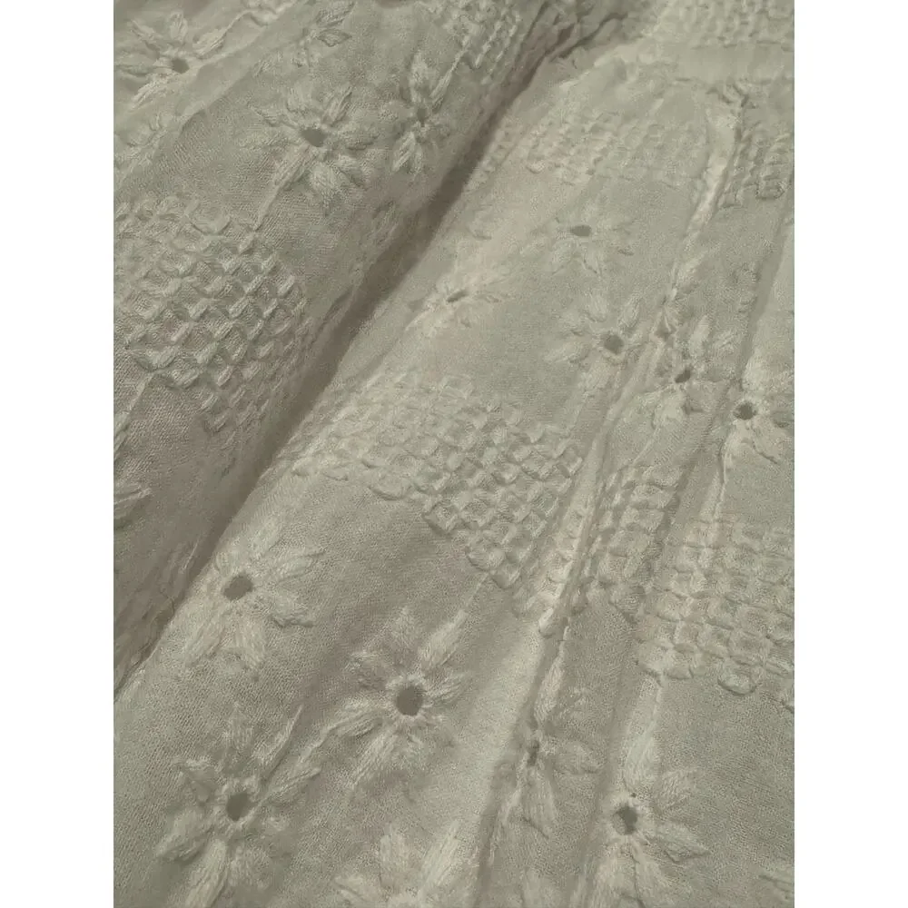 Tommy Hilfiger Cotton Eyelet Midi Dress, Created for Macy's white size 14